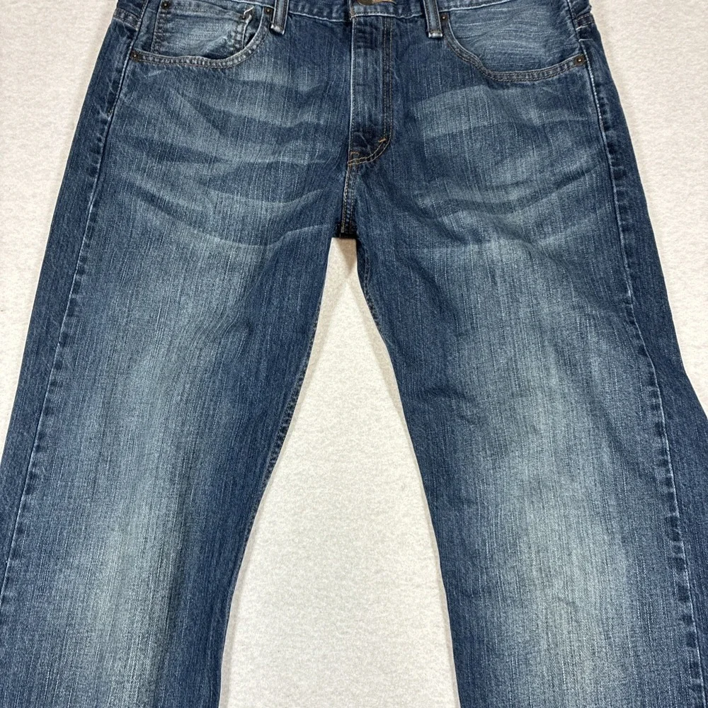 Vintage Levis 569 Jeans Loose Straight Baggy Medium Wash Grunge 90s Y2K 34x32